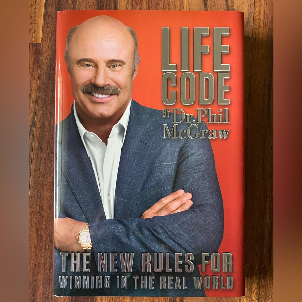 Dr. Phil McGraw - Life Code Hardcover Book with Red Cover